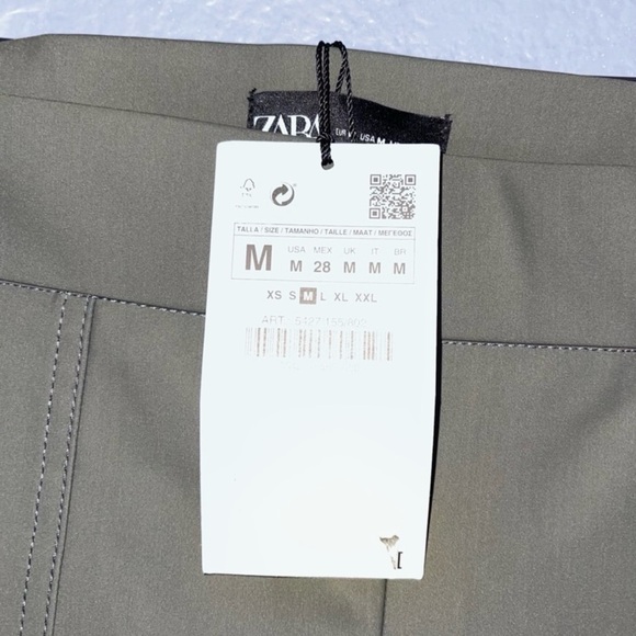 Zara GREEN STIRRUP LEGGINGS MEDIUM - Picture 7 of 10